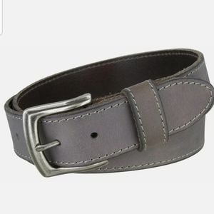 2 size 42 leather + suede belts gently pre owned